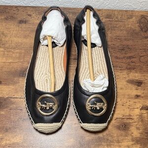 Coach Clara Black Espadrilles